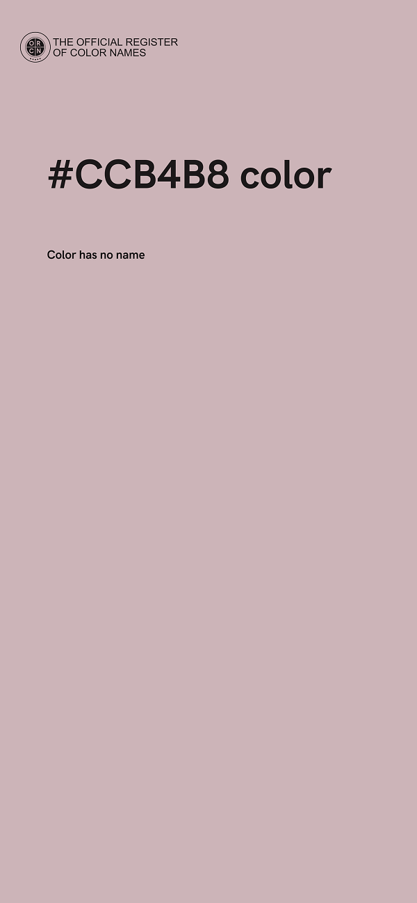 #CCB4B8 color image