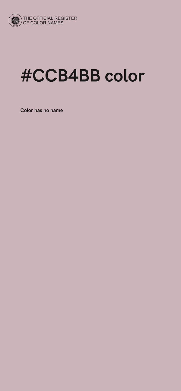 #CCB4BB color image