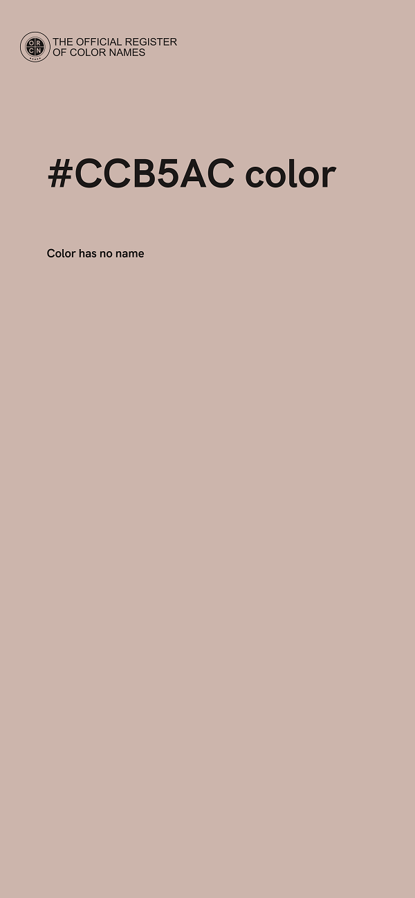 #CCB5AC color image