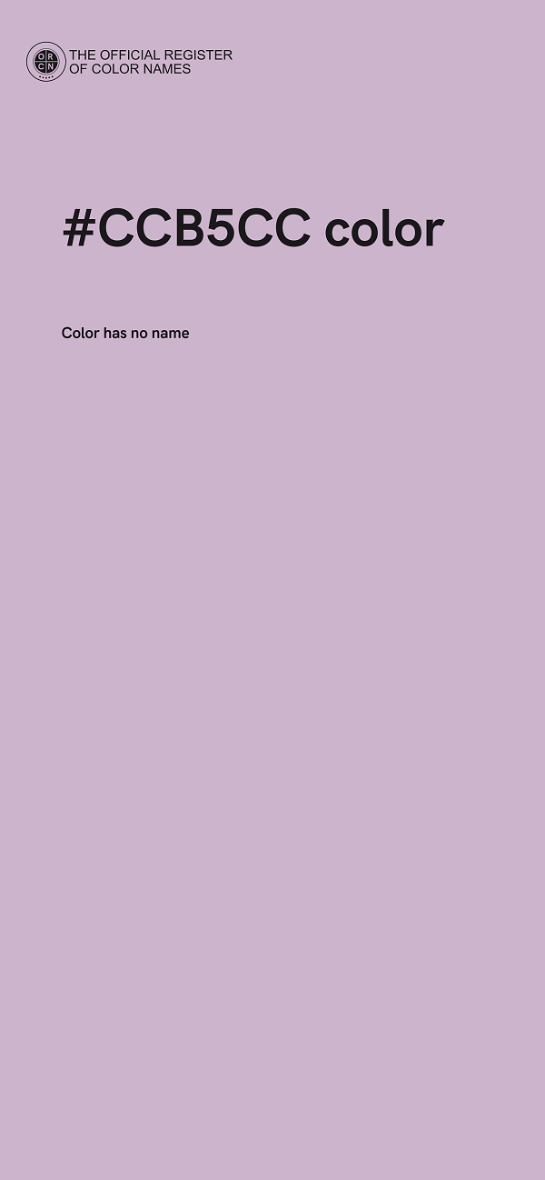 #CCB5CC color image