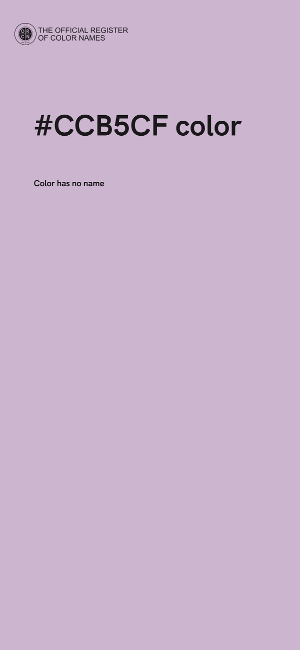 #CCB5CF color image
