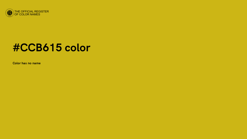 #CCB615 color image