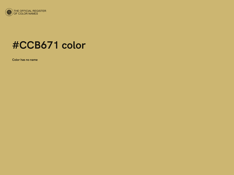 #CCB671 color image