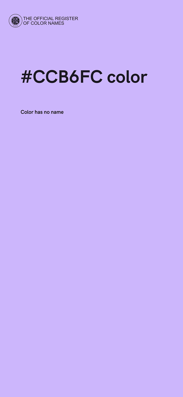 #CCB6FC color image