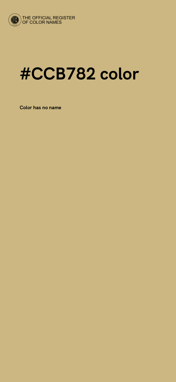 #CCB782 color image