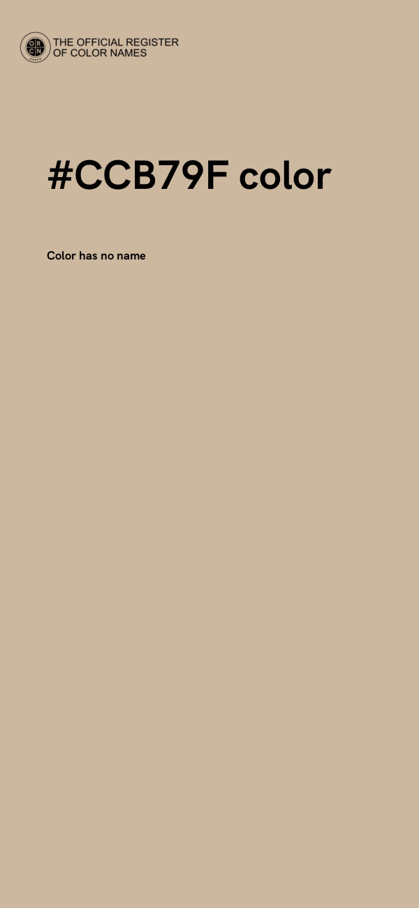 #CCB79F color image