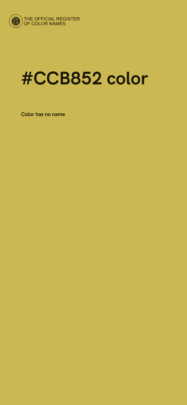 #CCB852 color image