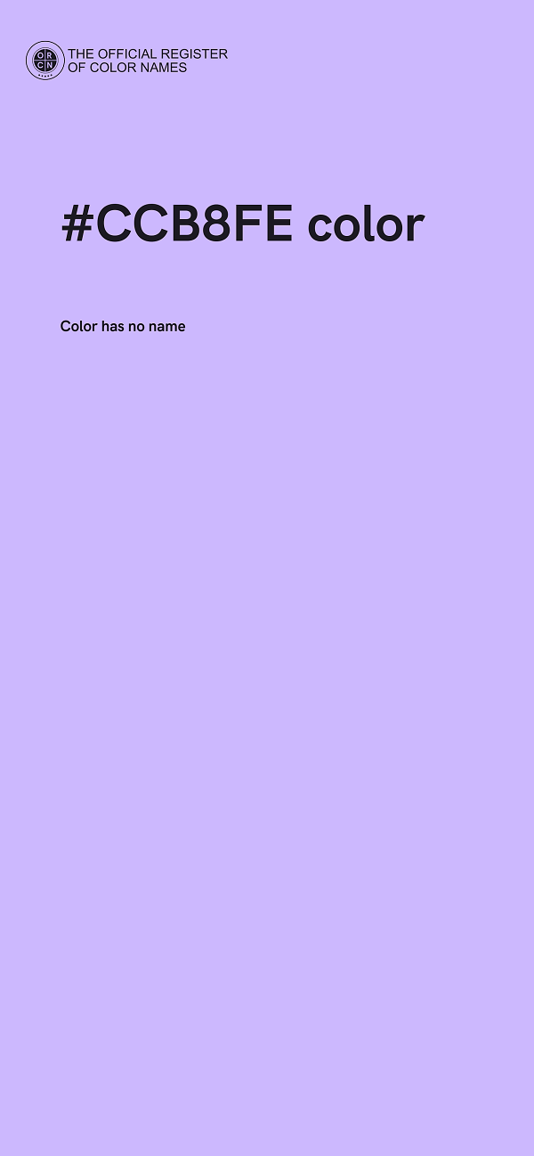#CCB8FE color image