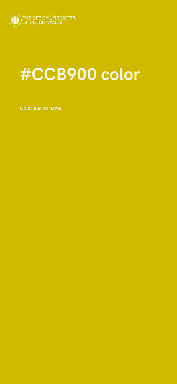 #CCB900 color image