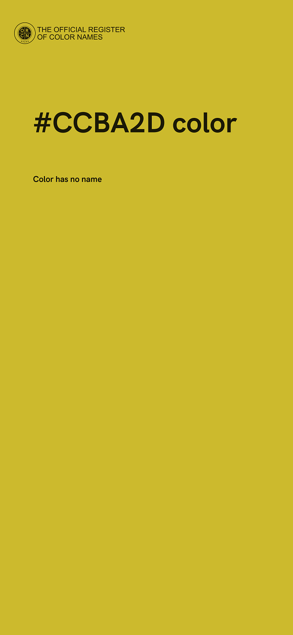 #CCBA2D color image