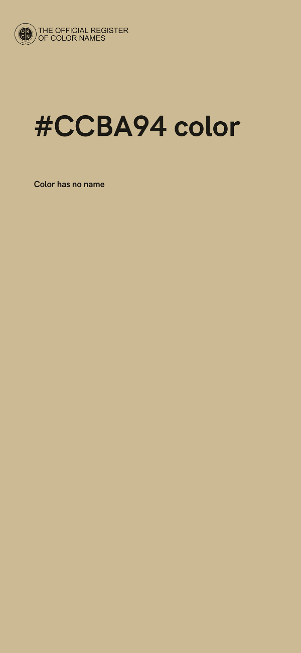 #CCBA94 color image