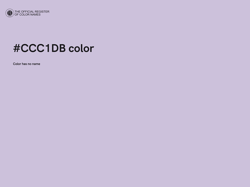 #CCC1DB color image