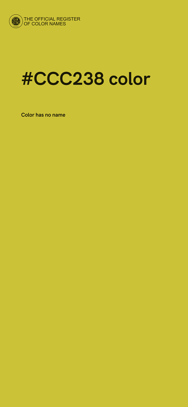 #CCC238 color image