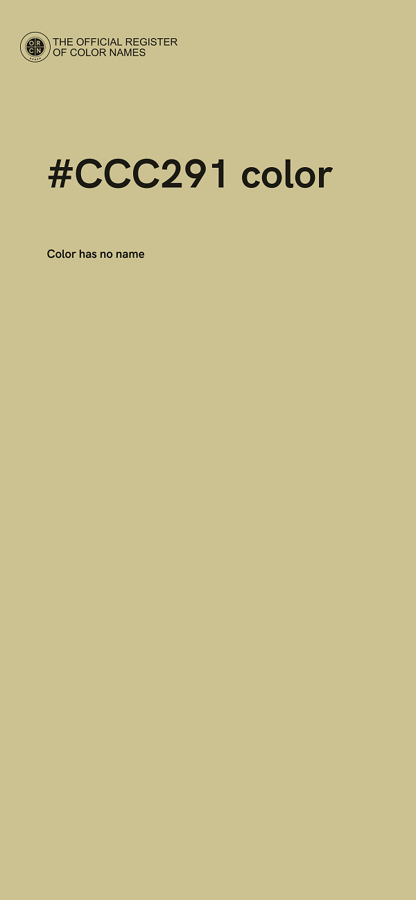 #CCC291 color image