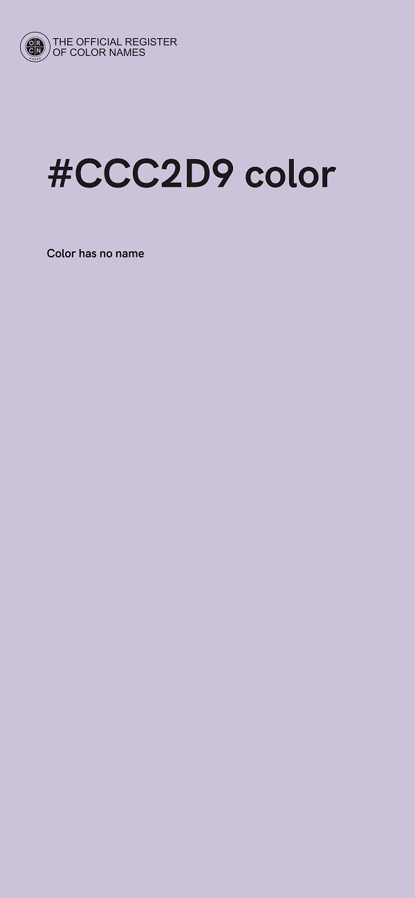 #CCC2D9 color image