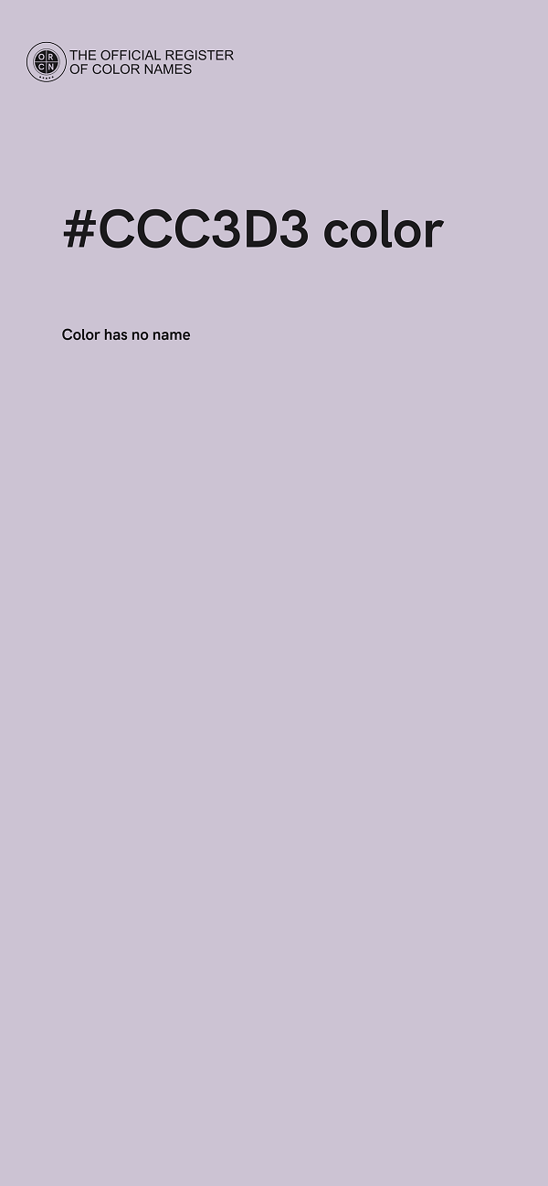 #CCC3D3 color image