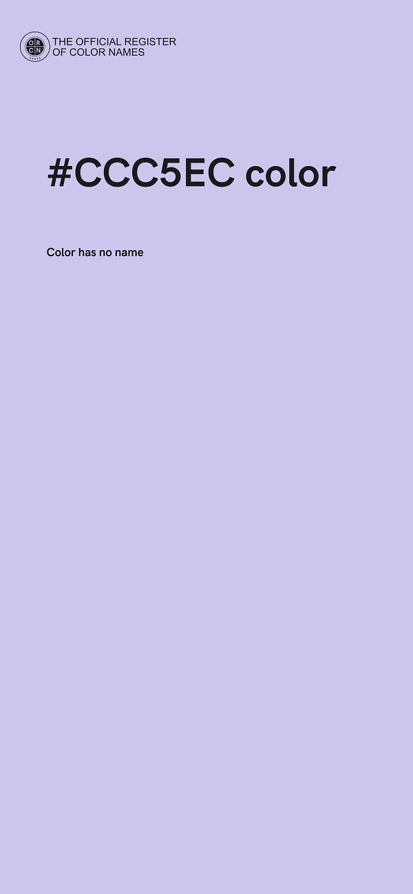 #CCC5EC color image