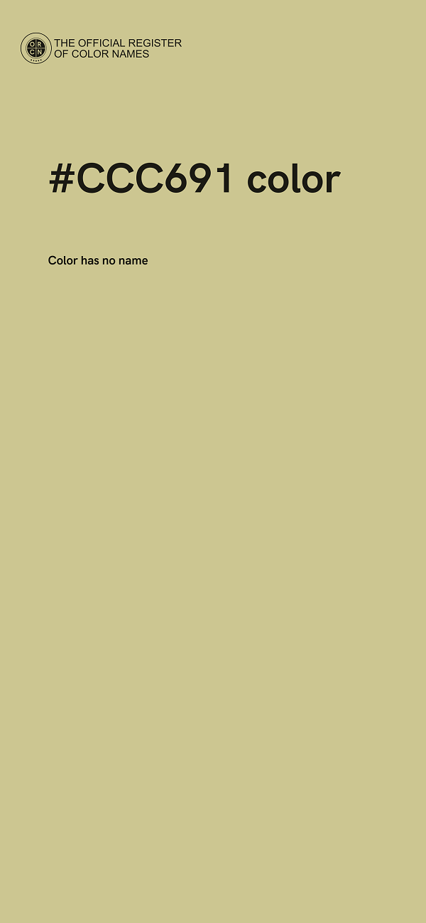 #CCC691 color image
