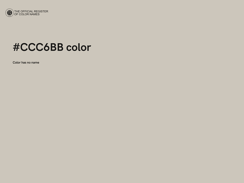 #CCC6BB color image