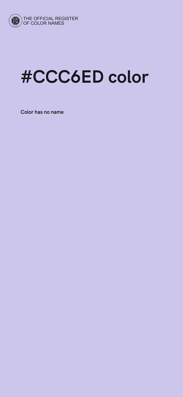 #CCC6ED color image