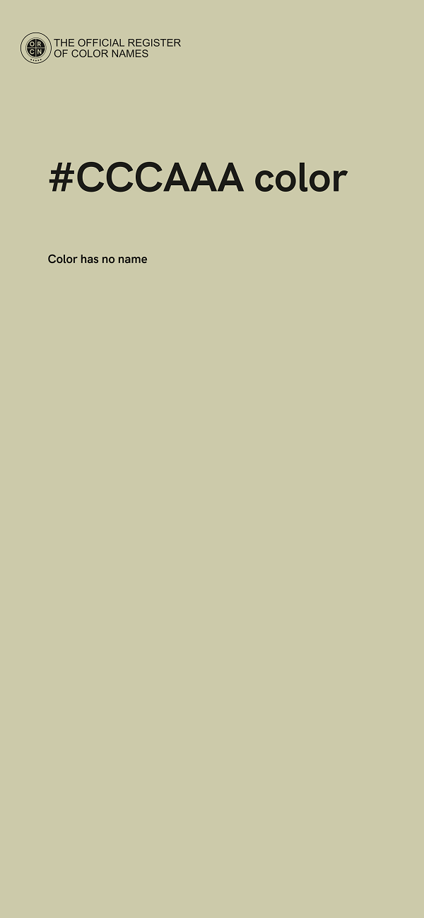 #CCCAAA color image