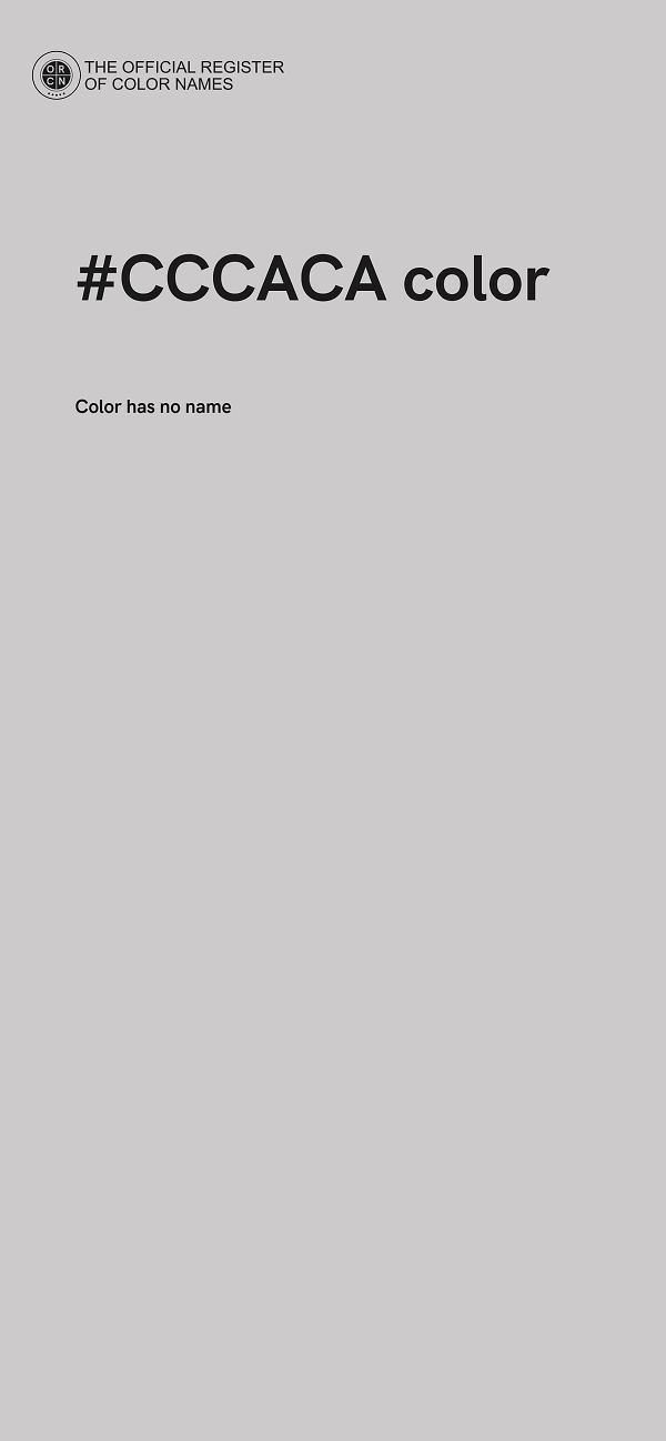 #CCCACA color image