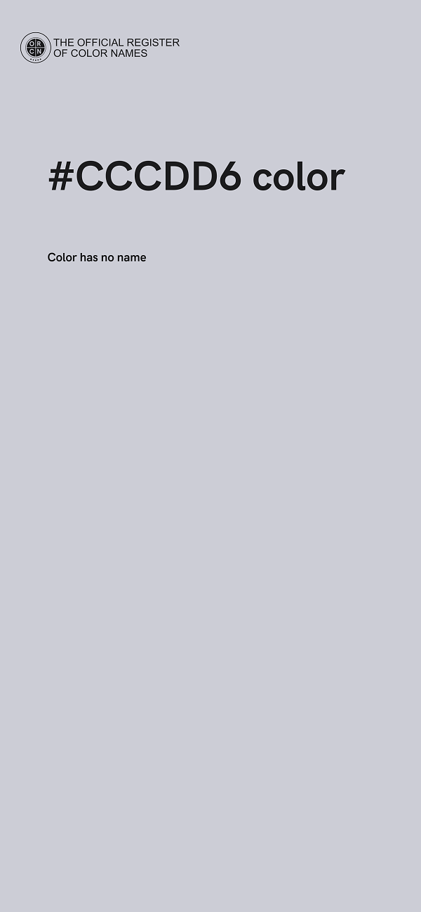 #CCCDD6 color image