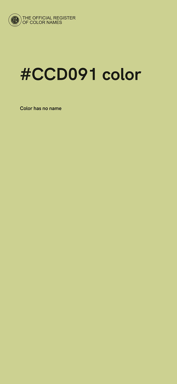 #CCD091 color image