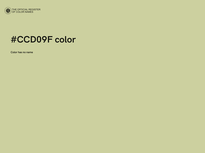 #CCD09F color image