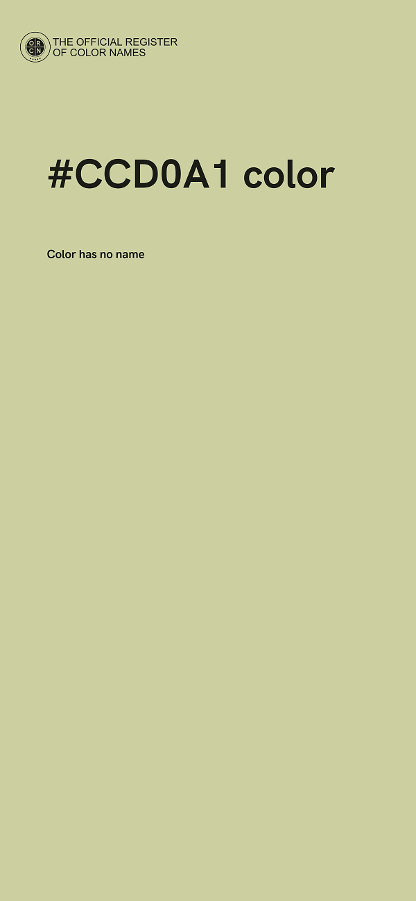 #CCD0A1 color image