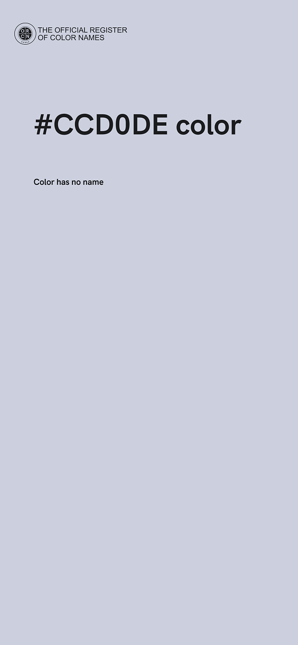 #CCD0DE color image