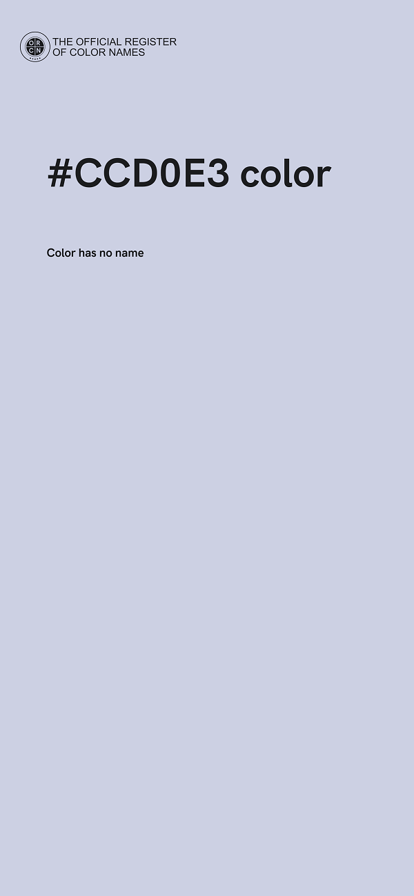 #CCD0E3 color image