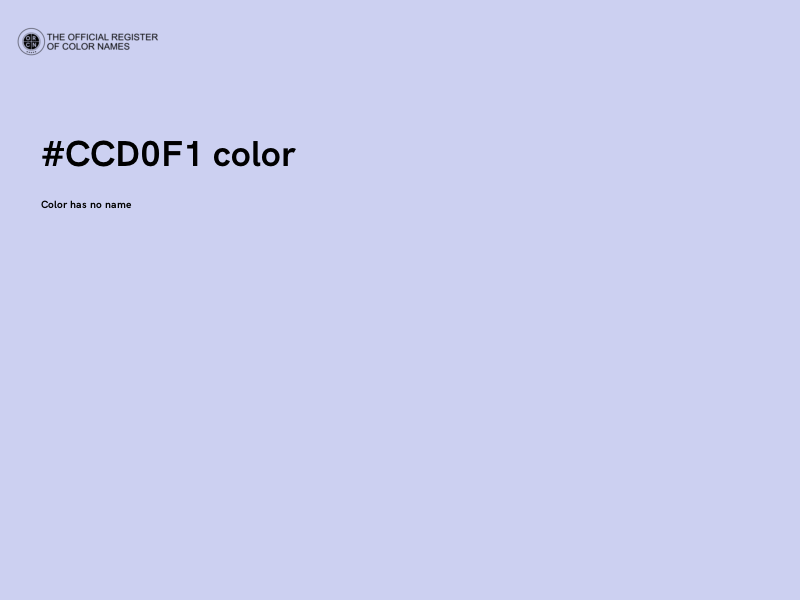 #CCD0F1 color image