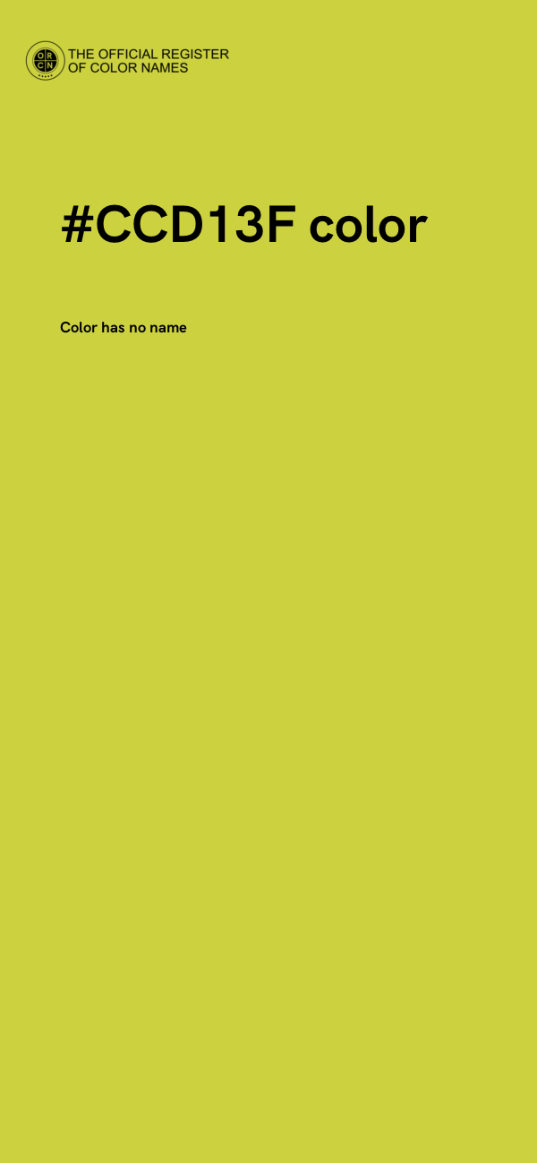#CCD13F color image