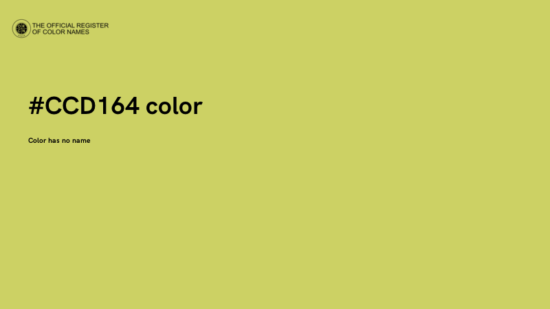 #CCD164 color image
