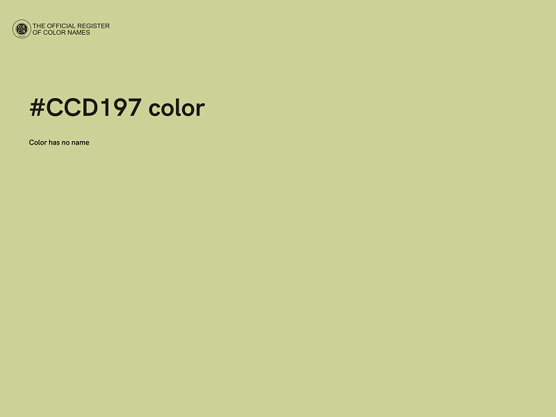 #CCD197 color image