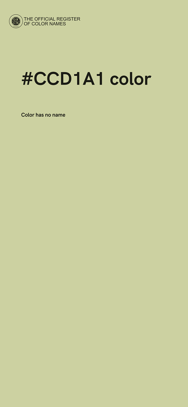 #CCD1A1 color image