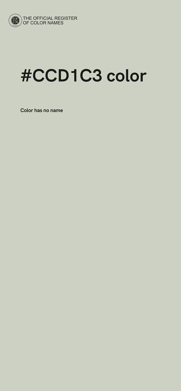 #CCD1C3 color image