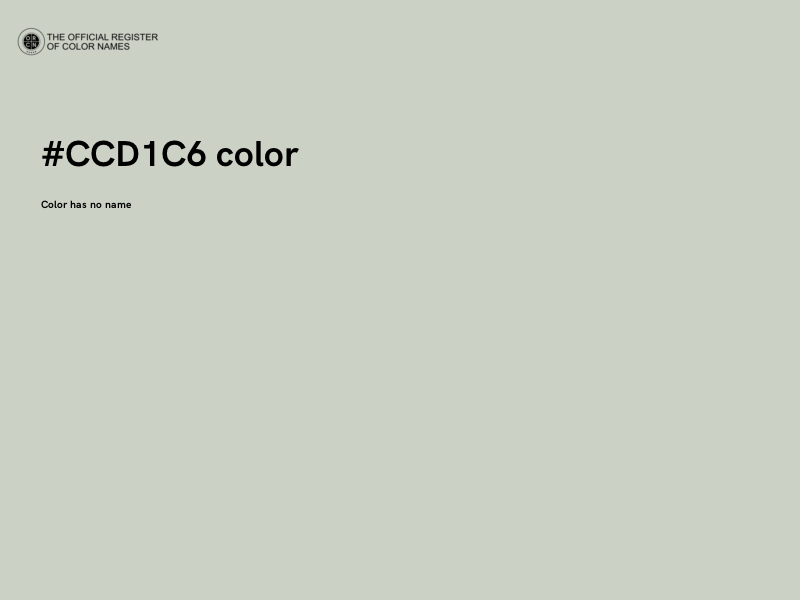 #CCD1C6 color image