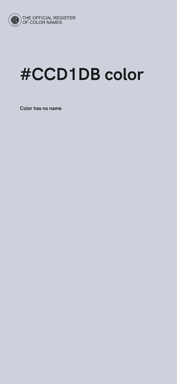 #CCD1DB color image