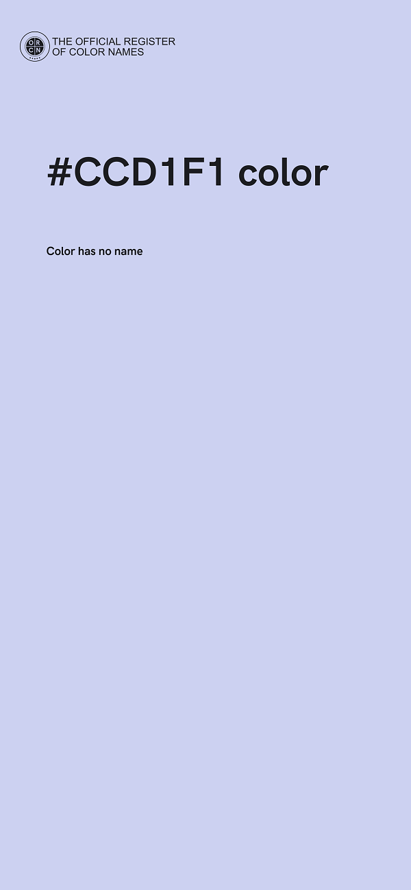 #CCD1F1 color image