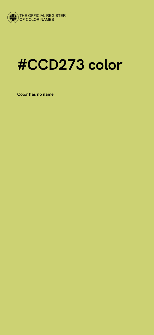 #CCD273 color image