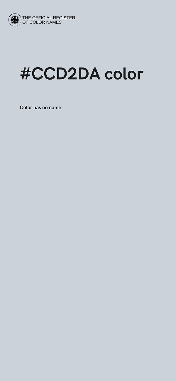 #CCD2DA color image