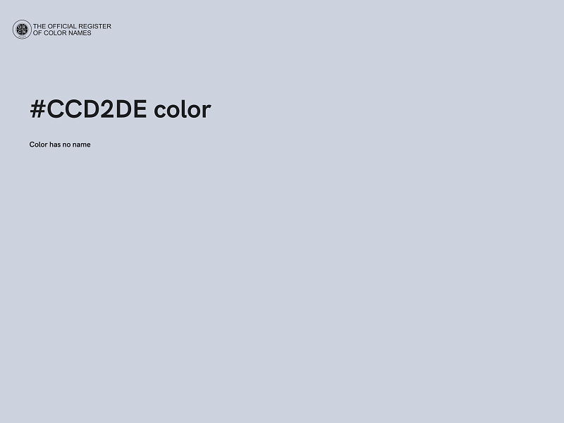 #CCD2DE color image