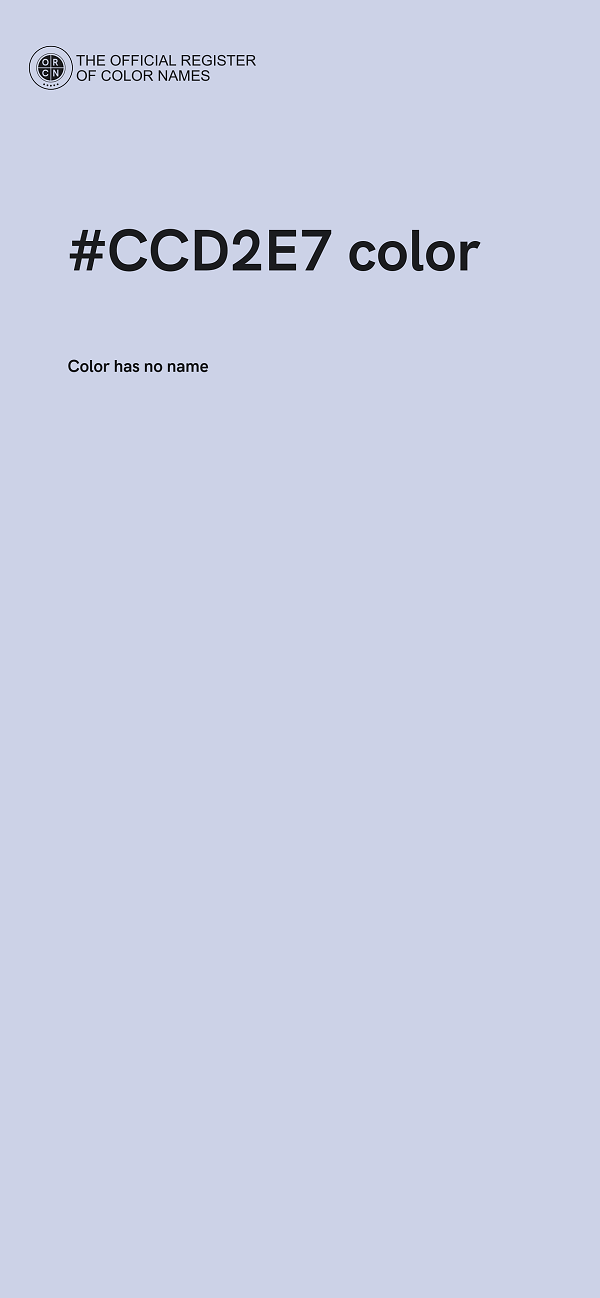 #CCD2E7 color image