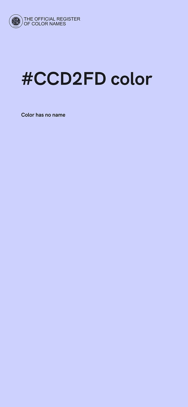 #CCD2FD color image