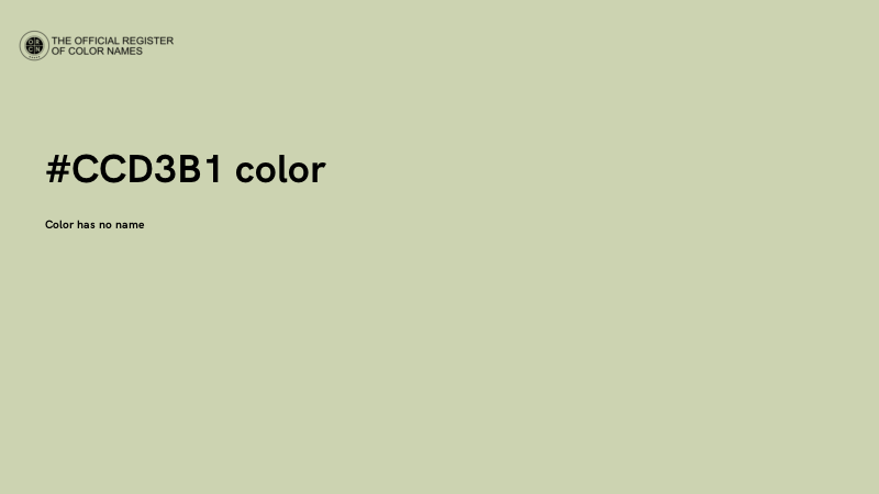 #CCD3B1 color image