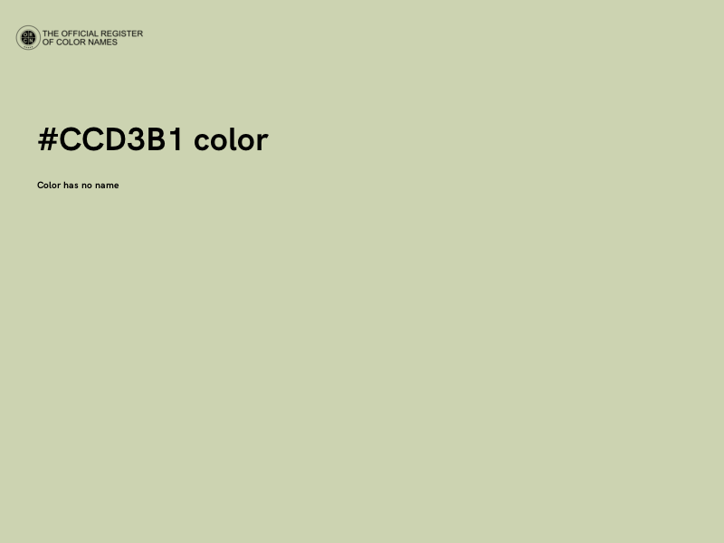 #CCD3B1 color image