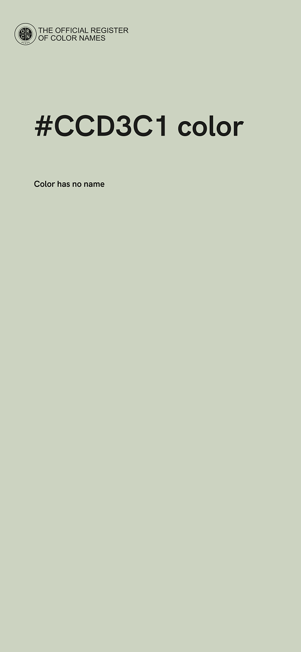 #CCD3C1 color image