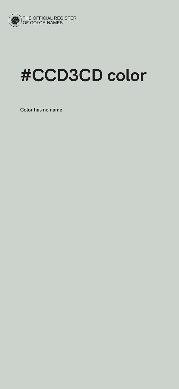 #CCD3CD color image